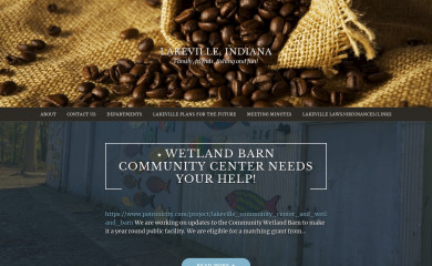 lakevilleindiana.org screenshot