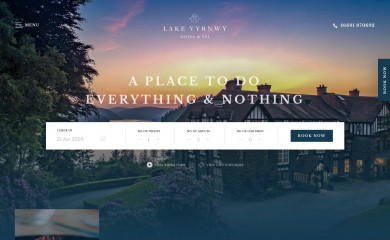 lakevyrnwy.com screenshot