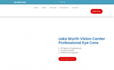 lakeworthvisioncenter.com screenshot