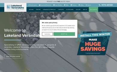 lakelandverandahs.co.uk screenshot