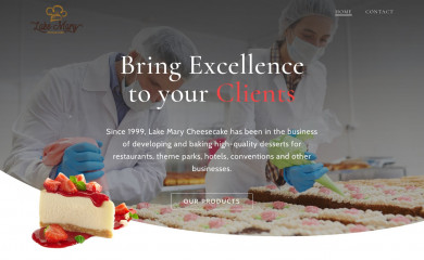 lakemarycheesecake.com screenshot