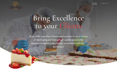 lakemarycheesecake.com screenshot