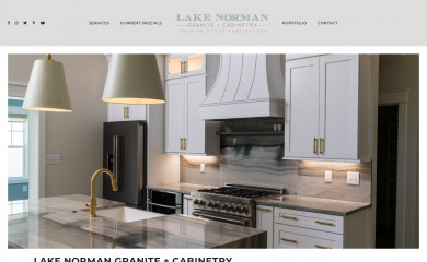 lakenormangranite.com screenshot