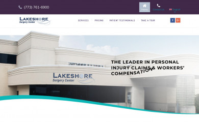 lakeshoresurgerycenter.com screenshot