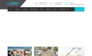 laingconcretepumping.com.au screenshot