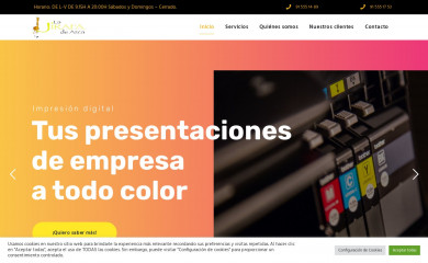 lajirafadeazca.com screenshot