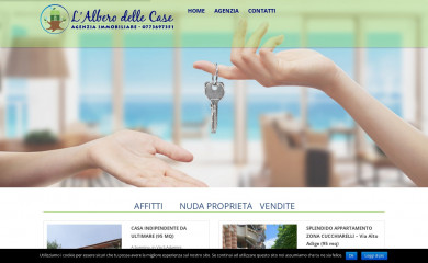 lalberodellecase.it screenshot