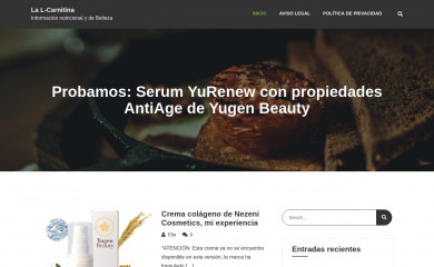 lalcarnitina.com screenshot