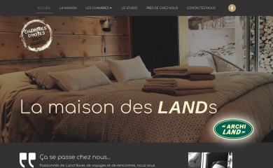 lamaisondeslands.com screenshot