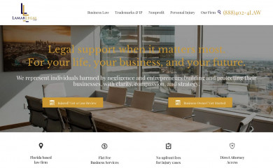 lamarlegal.com screenshot