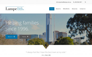 lampe.com.au screenshot