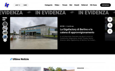 lampiditesla.it screenshot