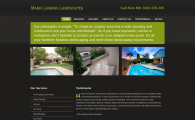 lanninglandscapes.com.au screenshot