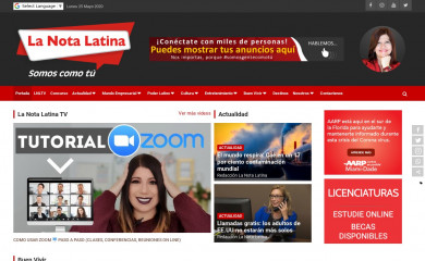 lanota-latina.com screenshot