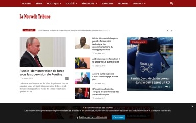 http://lanouvelletribune.info screenshot