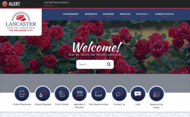 lancastercitysc.com screenshot