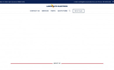 lanceautoelectrics.com screenshot