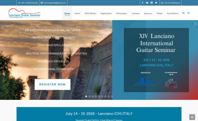 lancianoguitar.com screenshot