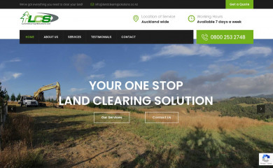 landclearingsolutions.co.nz screenshot