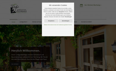 landgasthof-schwarz.com screenshot