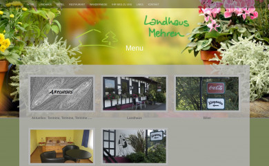 landhaus-mehren.de screenshot