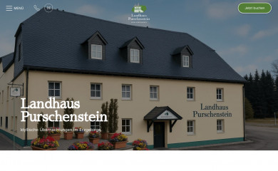 landhaus-purschenstein.de screenshot