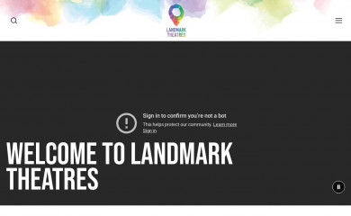 landmarktheatres.co.uk screenshot