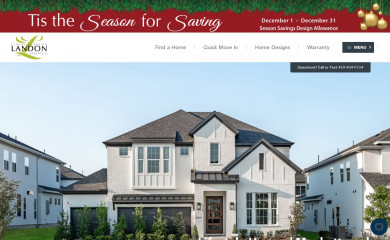 landonhomes.com screenshot