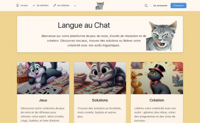langue-au-chat.fr screenshot