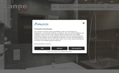 lange-baugeschaeft.de screenshot