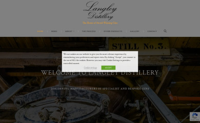langleydistillery.co.uk screenshot