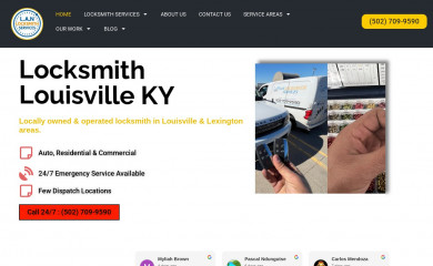 lanlocksmithky.com screenshot