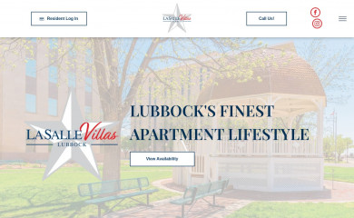 lasallevillas.com screenshot