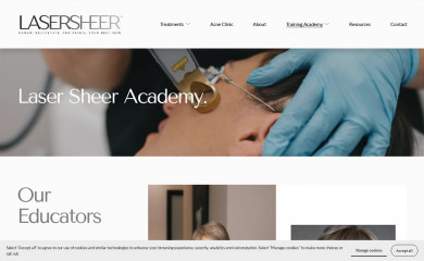 lasersheeracademy.ca screenshot