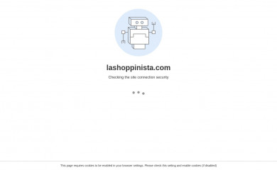 lashoppinista.com screenshot