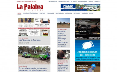 lapalabradelobos.com screenshot