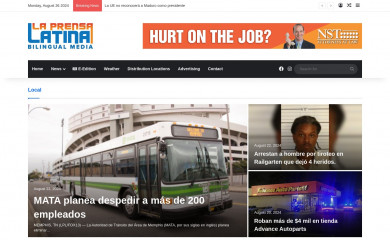 laprensalatina.com screenshot