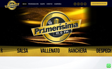 laprimerisimaradio.com screenshot
