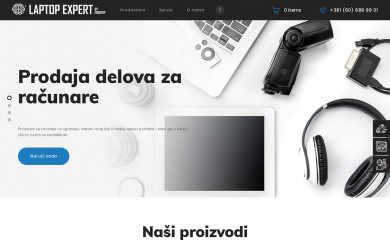 laptopexpert.rs screenshot