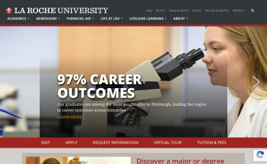 laroche.edu screenshot