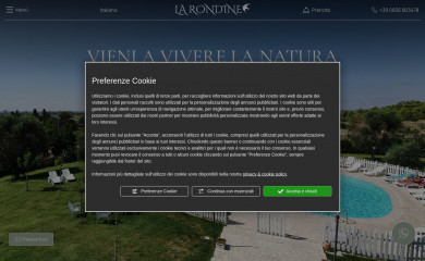 larondineagriturismo.it screenshot