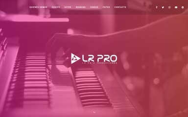 laraizproducciones.cl screenshot
