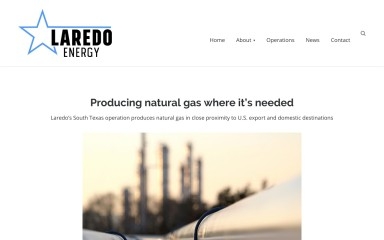 laredoenergy.com screenshot