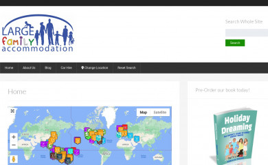 largefamilyaccommodation.com screenshot