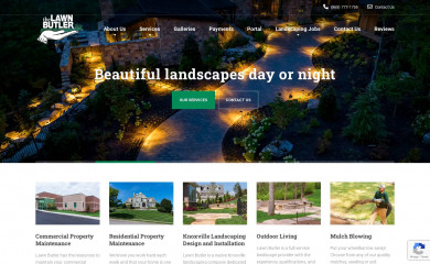 lawnbutler.com screenshot