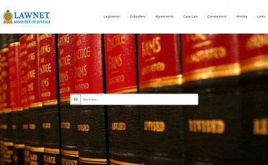 lawnet.gov.lk screenshot