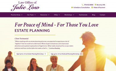 lawofficeofjulielow.com screenshot