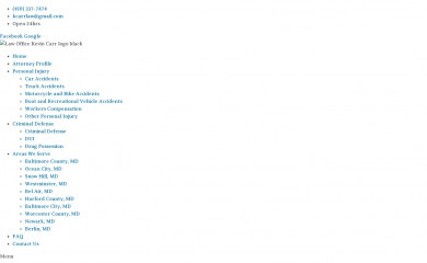 lawofficesofkevinmcarr.com screenshot