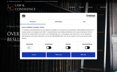 lawandconfidence.se screenshot