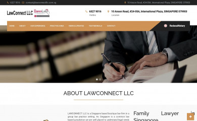 lawconnectllc.com.sg screenshot